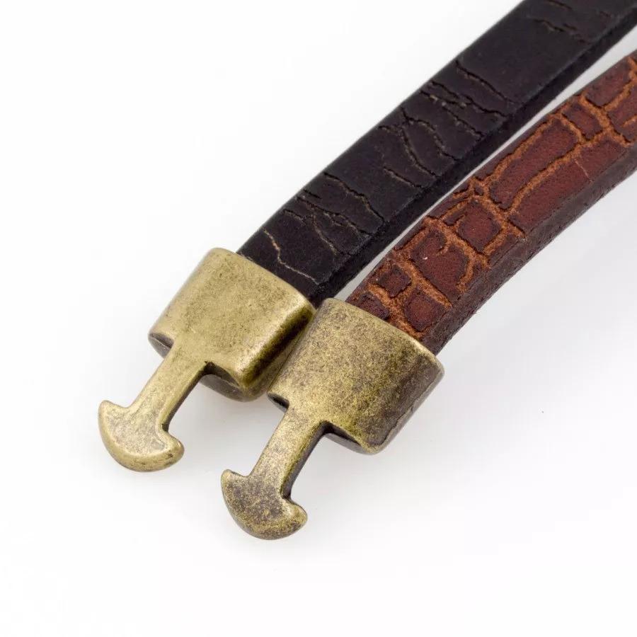 Браслет из натуральной кожи - коричневый - CosplayCity.ru BLH36927-2\genuine-leather\