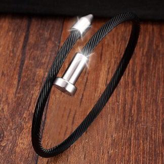 Браслет гвоздь BGP99-21\black-pin\  Магазин кастомных браслетов - Cosplaycity.ru -
