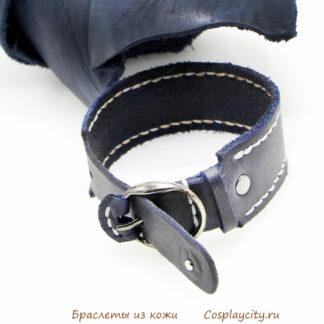 Мужской кожаный браслет - Cosplaycity.ru  - Btlr42-04-2\buckle