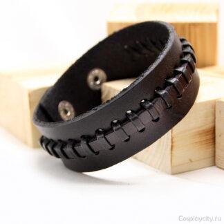 Женский широкий кожаный браслет - СosplaYcitY.ru - Belt1020-9