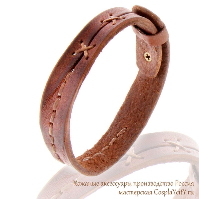 Браслет из натуральной кожи - коричневый - CosplayCity.ru BLH36927-2\genuine-leather\ Браслет из натуральной кожи - коричневый - CosplayCity.ru BLH36927-2\genuine-leather\