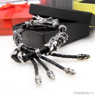 Мужской браслет- Дракон - BD36938-2\dragontail