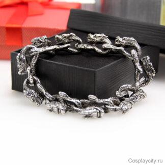 Мужской браслет- Дракон - BD36938-2\dragontail