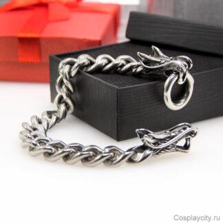 Мужской браслет- Дракон - BD36938-2\dragontail