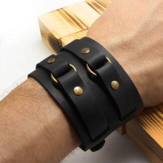 Браслет мужской широкий кожаный – Сosplaycity.ru – Belt1020-11\vintage