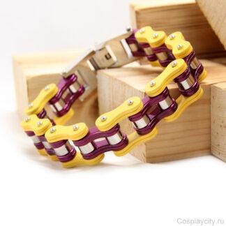 Шнурок мужской на шею - Сosplaycity.ru -  CL8066-3\chain-leather\60см