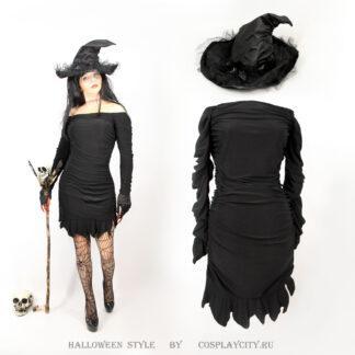 Готический костюм на Хэллоуин женский -  от Cosplaycity.ru  - Witch66250  \ M 