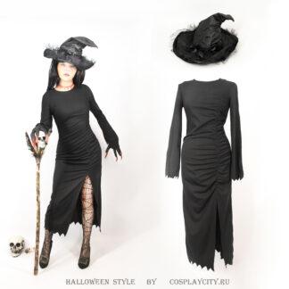 Костюм на Хэллоуин женский взрослый - Ведьмочка от Cosplaycity.ru  - Witch66248 \ M 