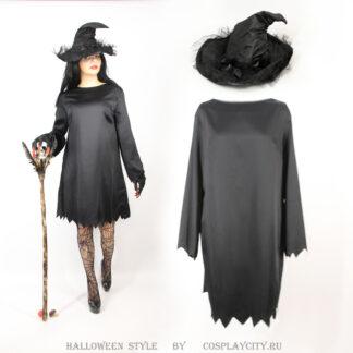 Костюм на Хэллоуин женский взрослый - Ведьмочка от Cosplaycity.ru  - Witch66249 \  L \XL  