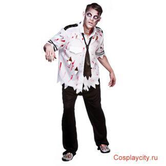 Мужской костюм на Хэллоуин -  Курсант Зомби   – СosplaYcitY.ru -    NB1012 \ жакет + галстук 