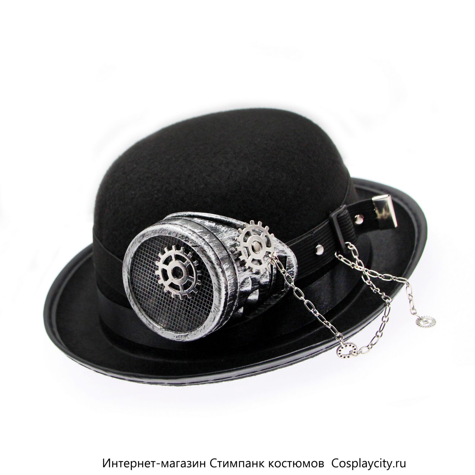 Стимпанк Шляпа и Монокль СosplayCity SP60072-3\antiquesilver\101-7\ Стимпанк Шляпа и Монокль СosplayCity SP60072-3\antiquesilver\101-7\