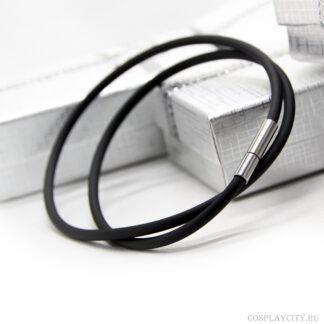 Шнурок каучуковый фиолетовый -Cosplaycity.ru   - CR6014 - \ длина 55см, толщина 3мм 