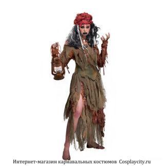 Женский костюм на Хэллоуин - Кикимора -  интернет магазин карнавальных костюмов - Cosplaycity.ru - Voodoo009