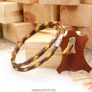 Кожаный шнурок на шею - CosplaYcitY.ru - NeckLock3381\bayonetlock\ толщина 4мм