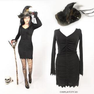 Костюм сексуальной Ведьмочки на Хэллоуин -  от Cosplaycity.ru  - Witch66252  \ S 