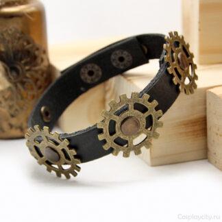 Стимпанк браслет кожаный - Сosplaycity.ru - BVV77882-2\Steampunk-Style